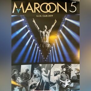 Maroon 5 poster 2019